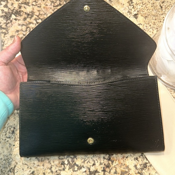 Louis Vuitton Black Epi Leather Clutch w/ Dust Bag - Picture 6 of 13